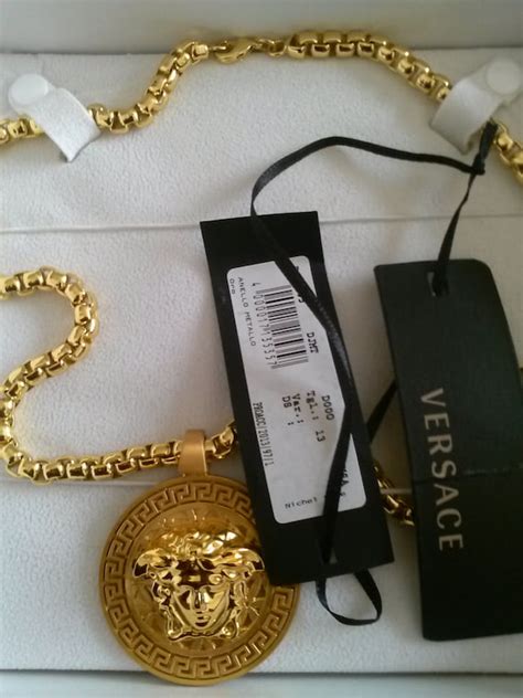 versace chain 25000|authentic Versace jewelry.